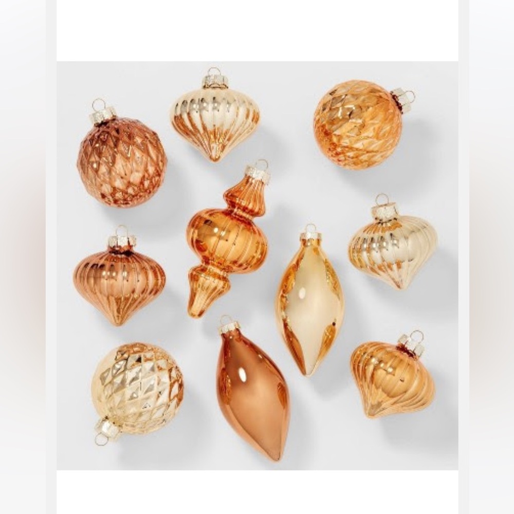 Wondershop Glass Christmas Ornament Set